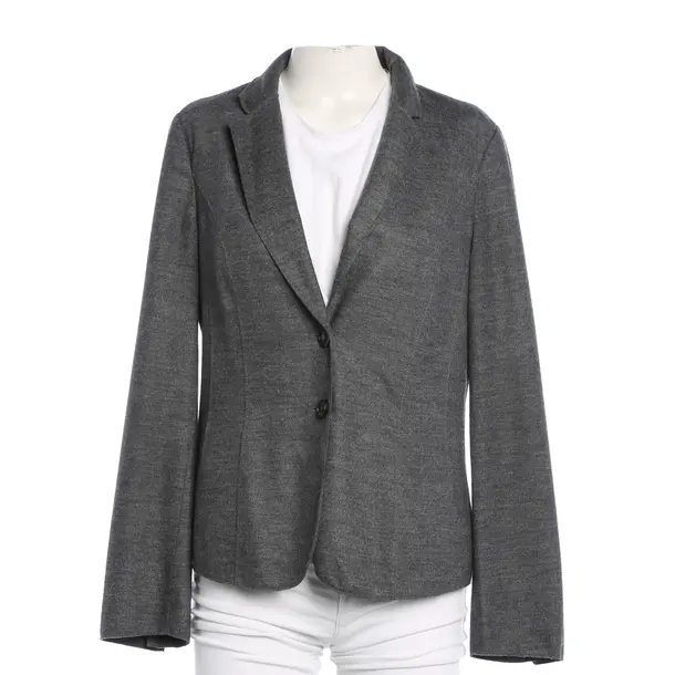 Blazer, in Gray, Wool, Marc Cain