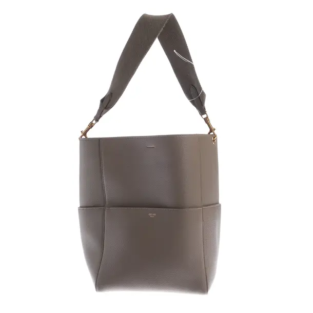 Schultertasche, in Braun, Leder, Céline