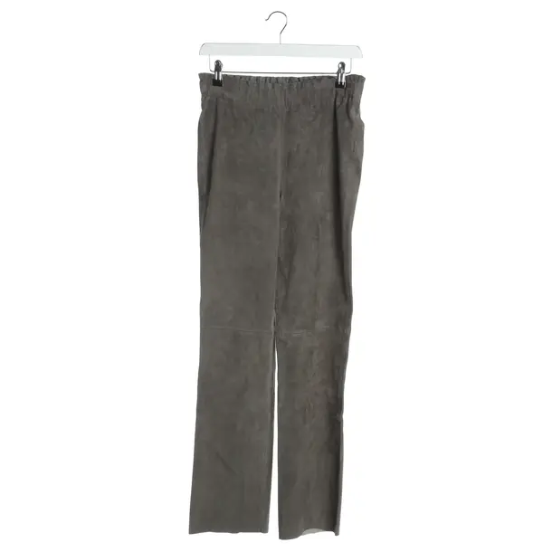 Hose, in Grau, Leder, Iris von Arnim