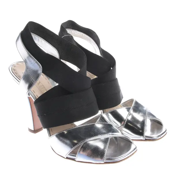 Sandaletten, in Silber, Prada