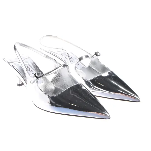 Slingbacks, in Silver, Jimmy Choo