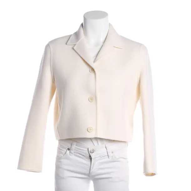 Mid-Season Jacket, in Cream, Wool, Theory