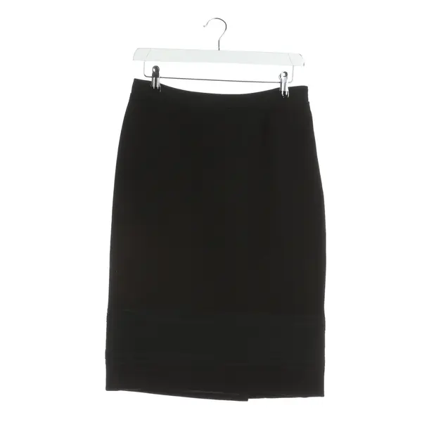 Rock, in Schwarz, Wolle, Prada