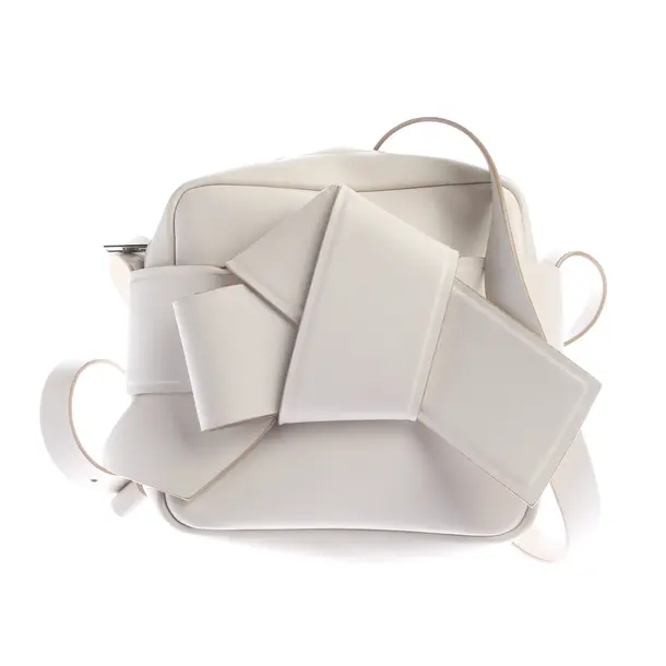 Shoulder Bag, in Beige, Leather, Acne Studios