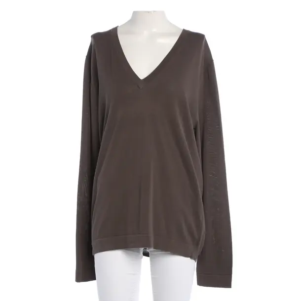 Jumper, in Dark Brown, Cotton, Drykorn