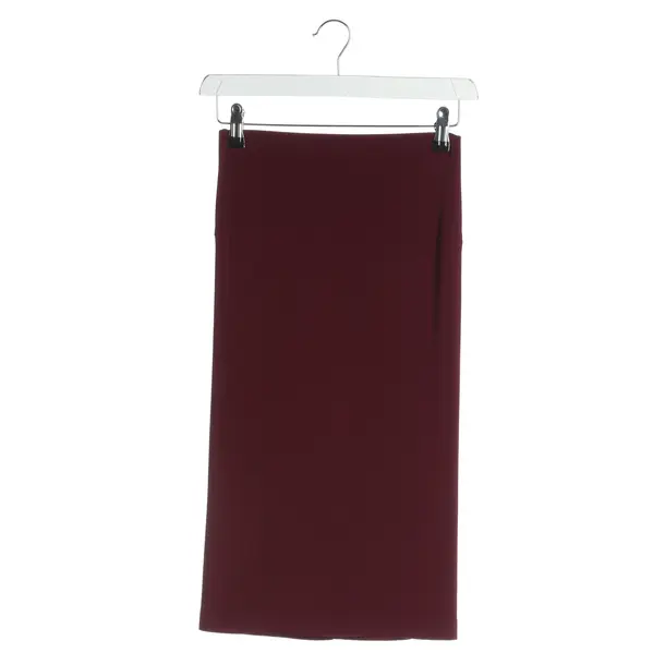 Skirt, in Bordeaux, Polyester, Norma Kamali