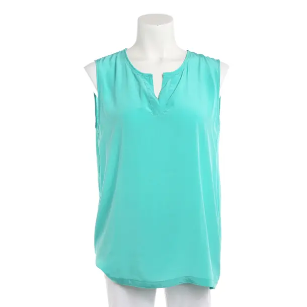 Top, in Turquoise, Silk, Marc Cain Sports