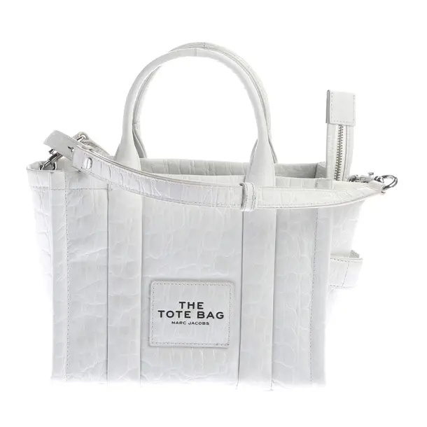 Handtasche, in Weiß, Leder, Marc Jacobs