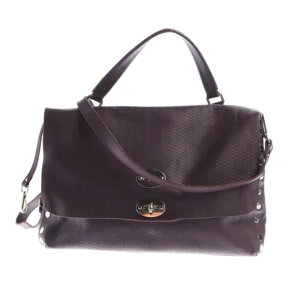 Handtasche, in Lila, Leder, Zanelato