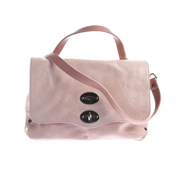 Handtasche, in Hellrosa, Leder, Zanelato