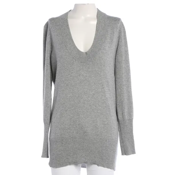 Jumper, in Gray, Wool, Brunello Cucinelli