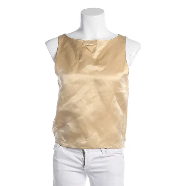 Top, in Beige, Seide, Prada