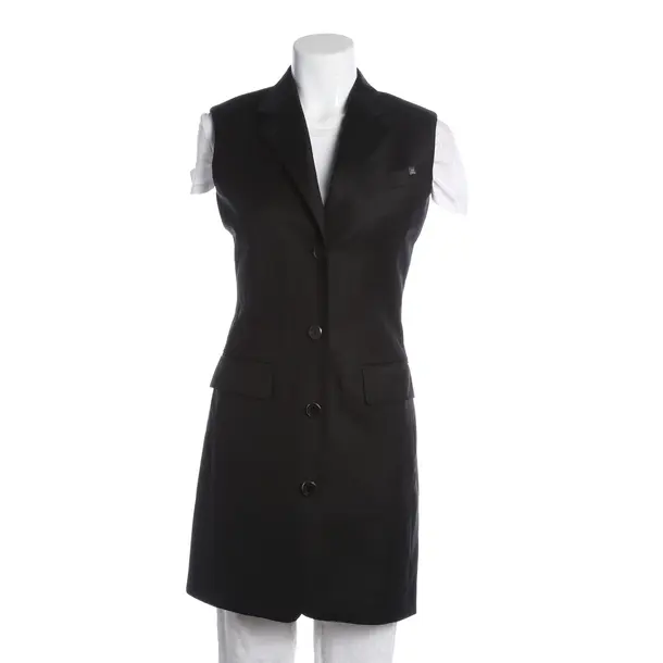 Vest, in Black, Wool, Helmut Lang