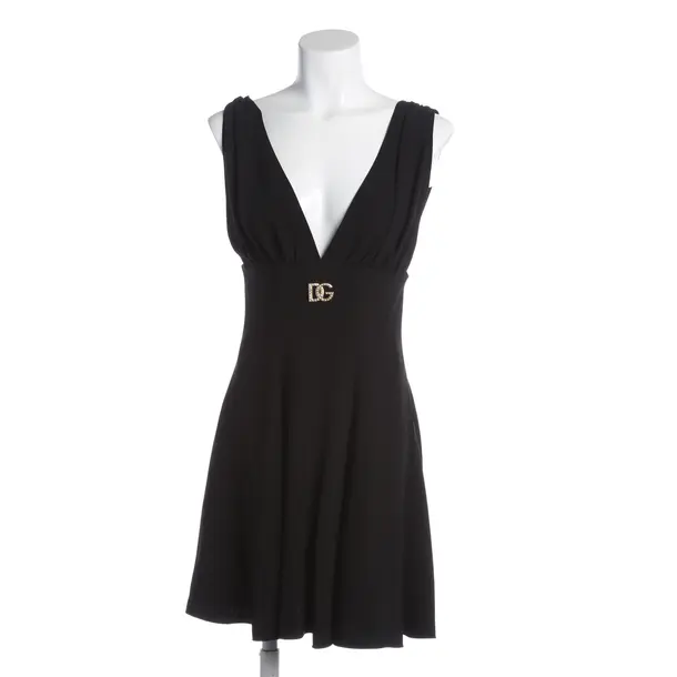 Cocktailkleid, in Schwarz, Viskose, Dolce & Gabbana