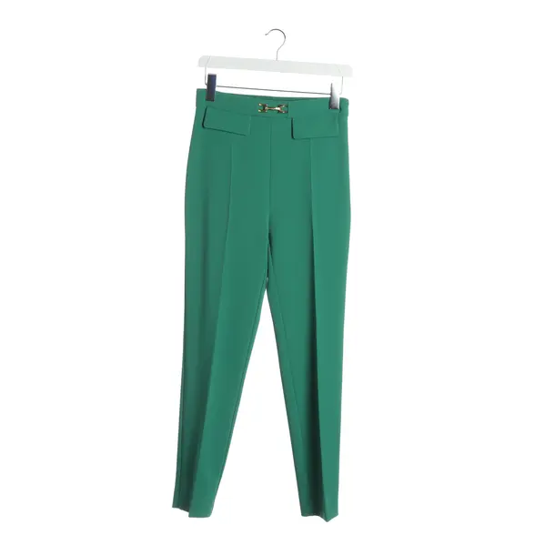 Pants, in Green, Polyester, Elisabetta Franchi