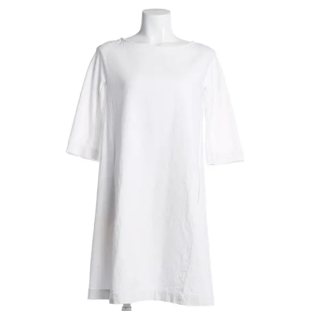 Dress, in White, Cotton, Antonelli