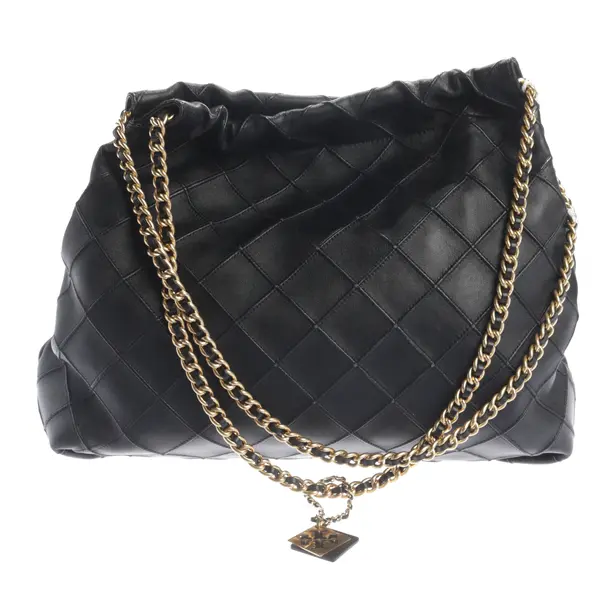 Shoulder Bag, in Black, Leather, Tory Burch