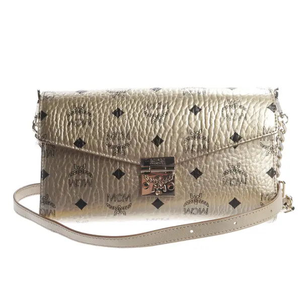 Evening Bag, in Gold, Leather, MCM