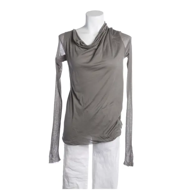 Long Sleeve Shirt, in Gray, Viscose, Rick Owens