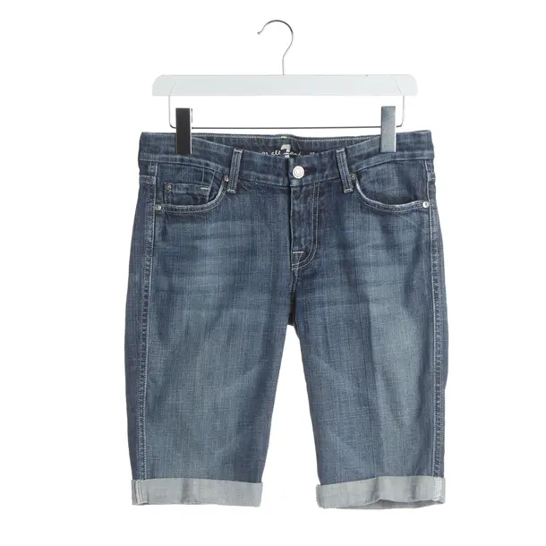Shorts, in Blau, Baumwolle, 7 for all mankind