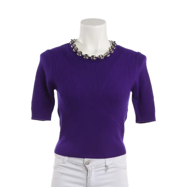 Shirt, in Purple, Wool, Paco Rabanne