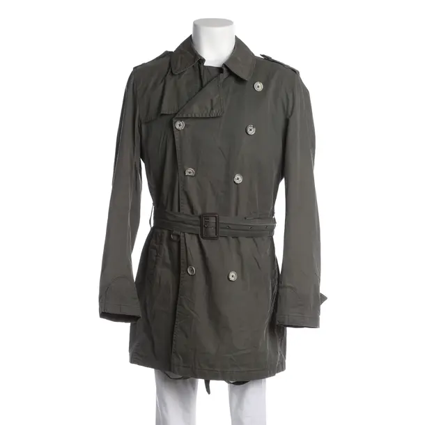 Trench, in Grigio scuro, Cotone, Herno