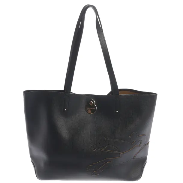 Shopper, in Schwarz, Leder, Longchamp