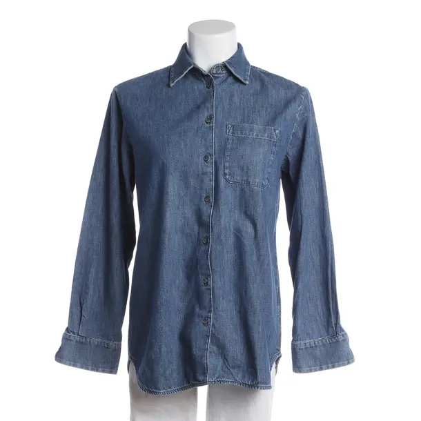 Denim Shirt, in Blue, Cotton, Max Mara
