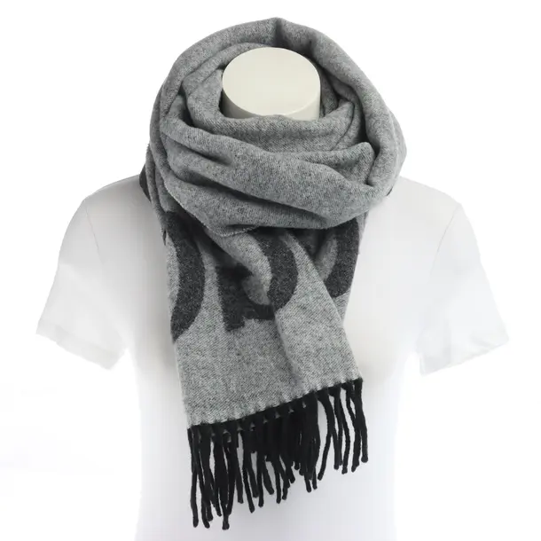 Schal, in Grau, Wolle, Hugo Boss Red Label