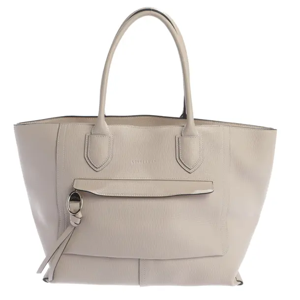 Borsetta, in Beige, Pelle, Longchamp