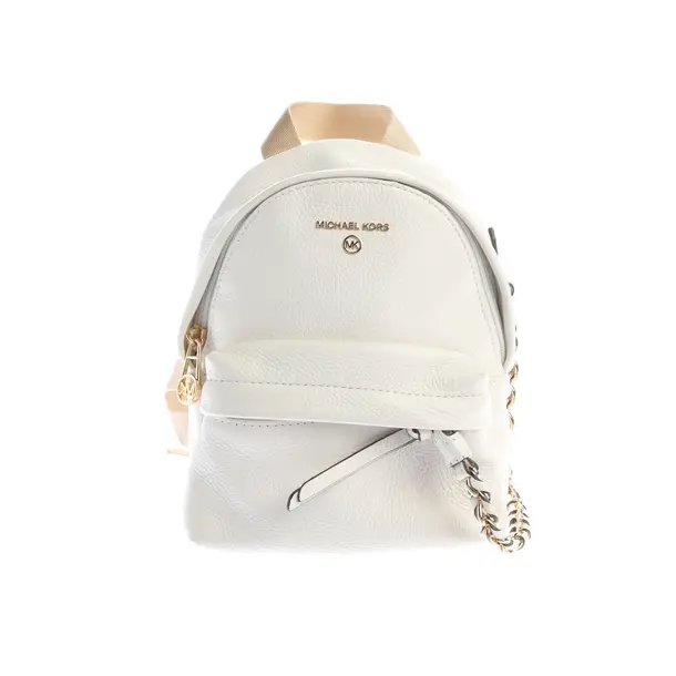 Rucksack, in Weiß, Leder, Michael Kors