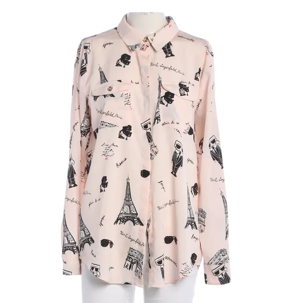 Blouse, in Light Pink, Polyester, Karl Lagerfeld