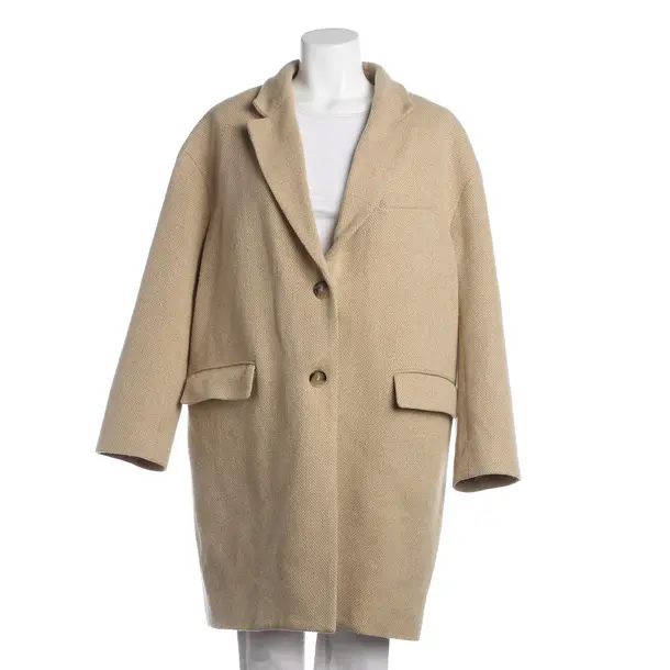 Übergangsmantel, in Hellbraun, Wolle, Isabel Marant Étoile