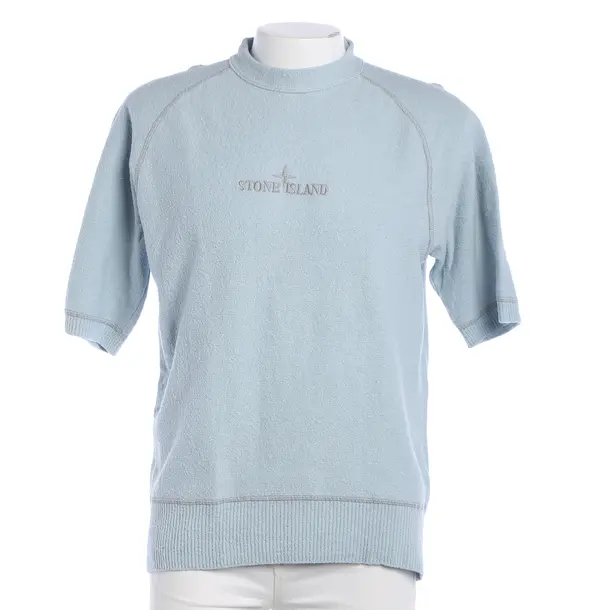 T-Shirt, in Hellblau, Baumwolle, Stone Island