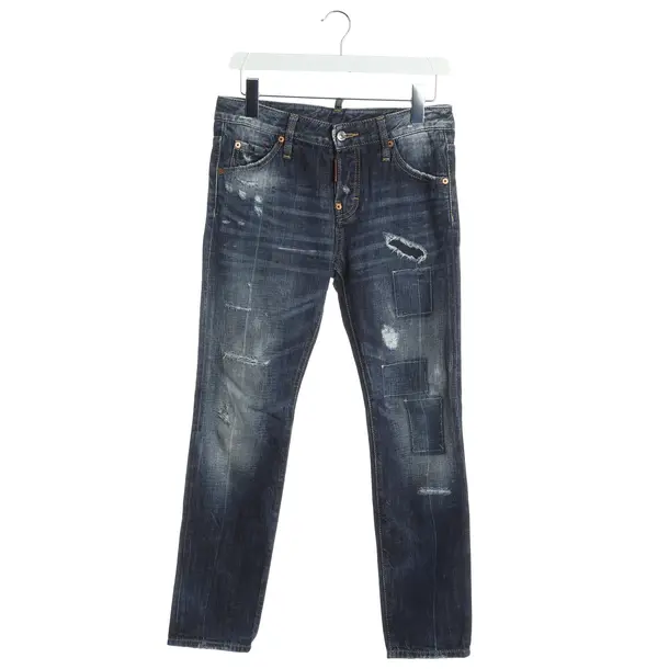 Skinny Jeans, in Navy, Cotton, Dsquared