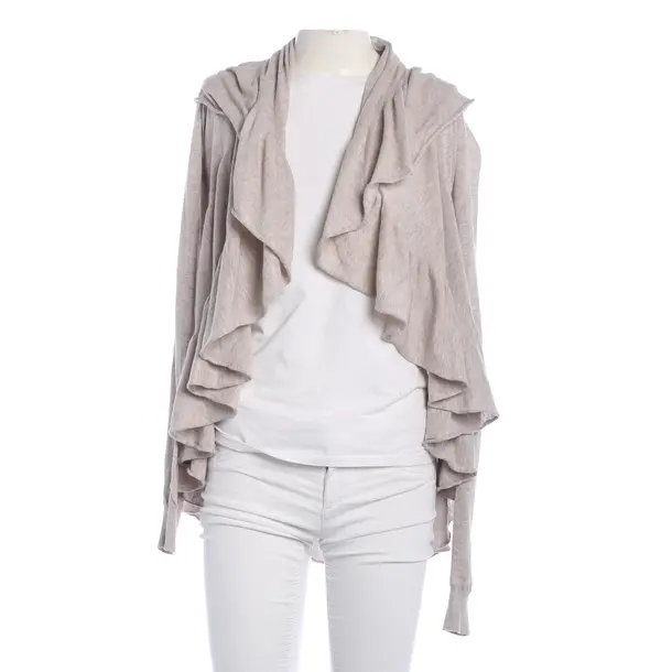 Cardigan, in Light Gray, Cotton, Repeat