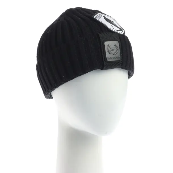 Cappello, in Nero, Lana, Sportalm
