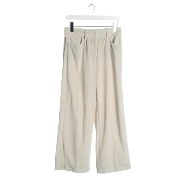 Pants, in Cream, Cotton, Max Mara