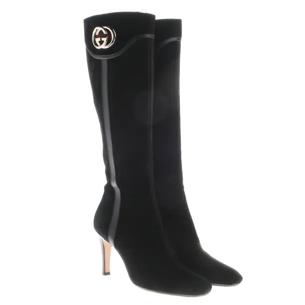 Stiefel, in Schwarz, Gucci