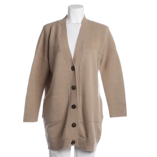 Strickjacke, in Beige, Wolle, Peserico