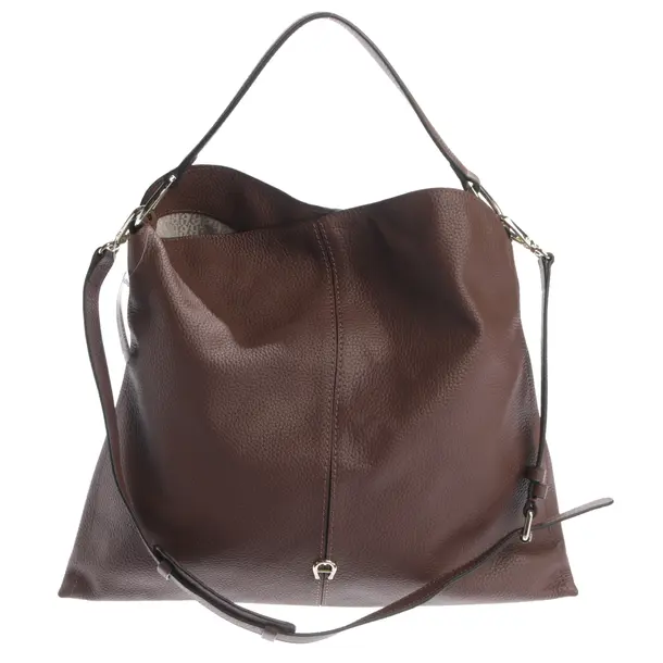 Shopper Bag, in Brown, Leather, Aigner