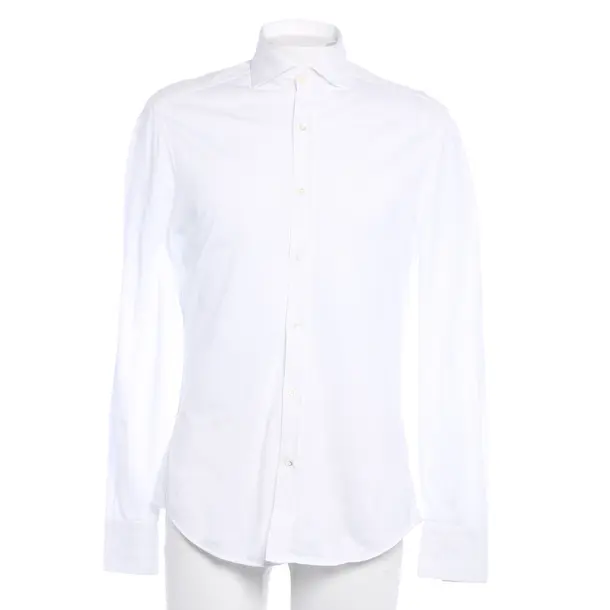 Hemd, in Weiß, Baumwolle, Brunello Cucinelli