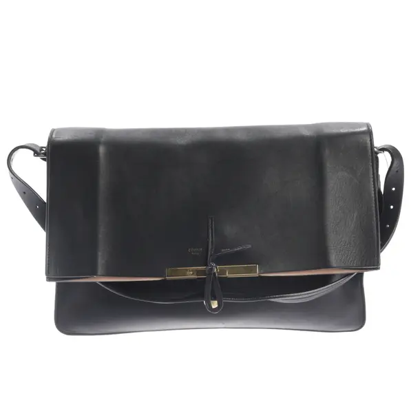 Schultertasche, in Schwarz, Leder, Céline