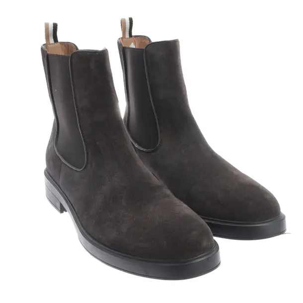Chelsea Boots, in Dunkelbraun, Hugo Boss Black Label