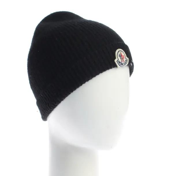 Mütze, in Schwarz, Wolle, Moncler