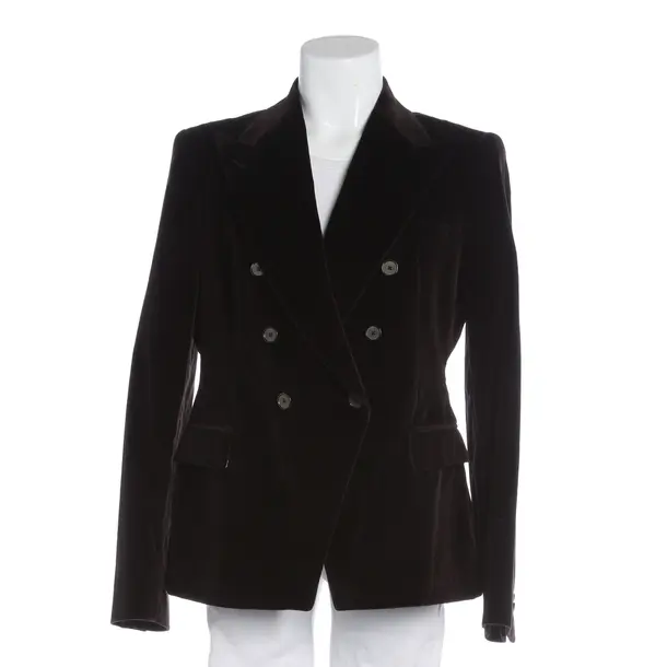 Blazer, in Dark Brown, Cotton, Tagliatore