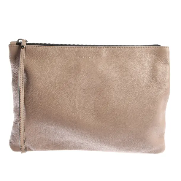 Clutch, in Braun, Leder, Coccinelle