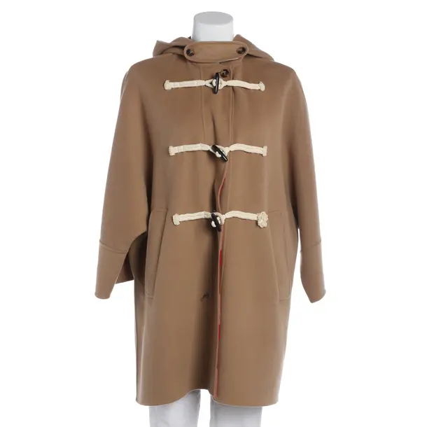 Mid-Season Coat, in Light Brown, Wool, Max Mara