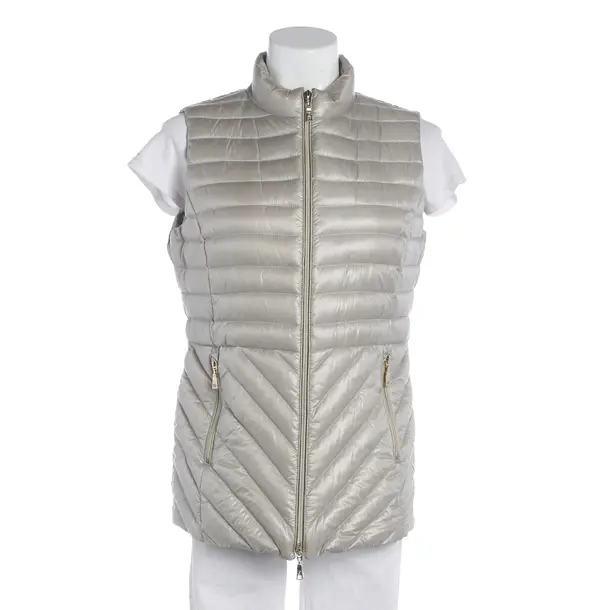 Vest, in Light Gray, Polyester, Schneiders
