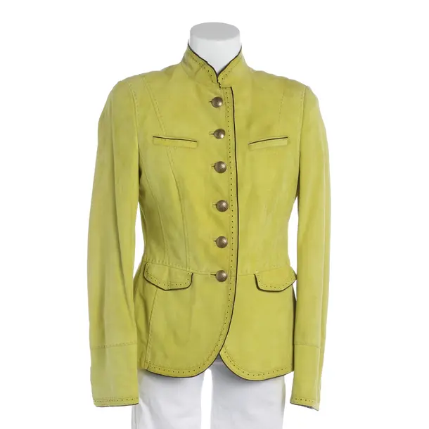 LeatherJacket, in Neon Green, Leather, Schneiders